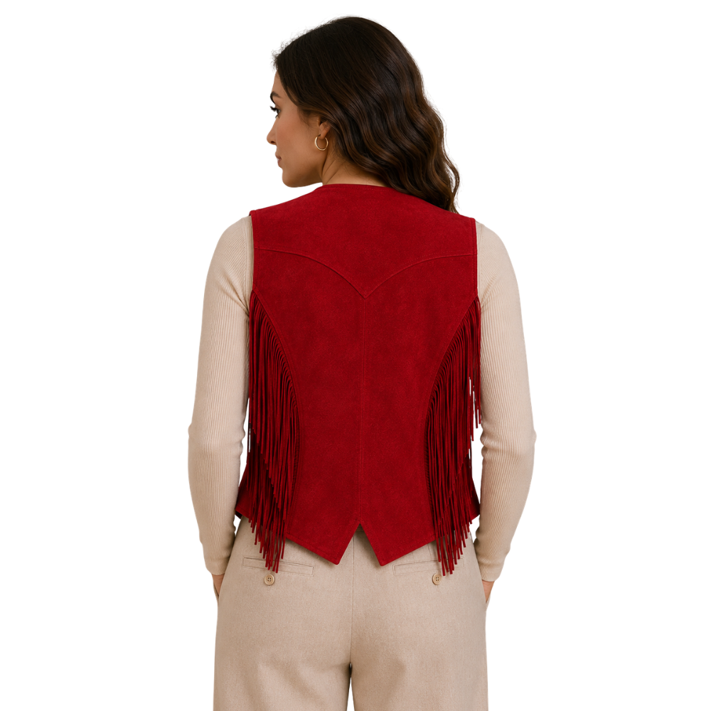 womens-red-fringe-western-vest