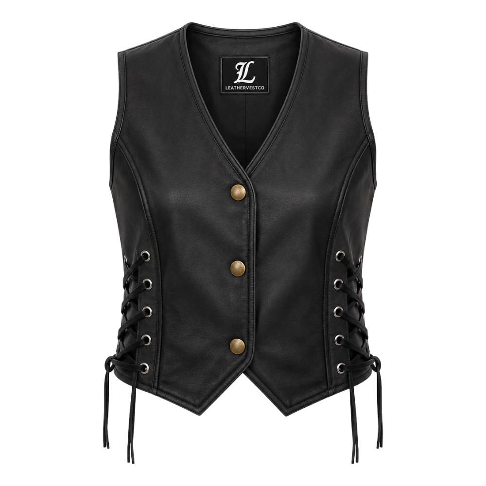 Women’s sleeveless western fashion vest design