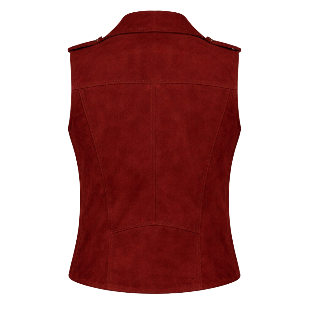red-biker-suede-vest-men