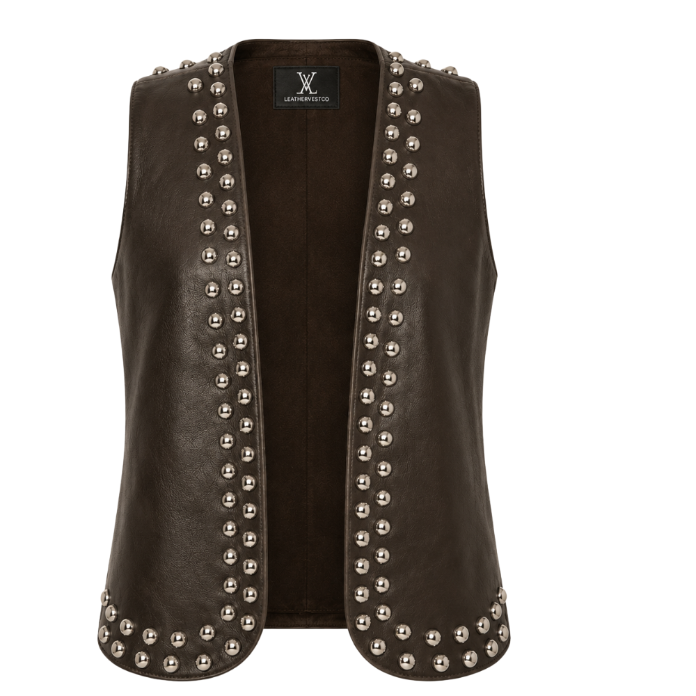 Women’s sleeveless western fashion vest design