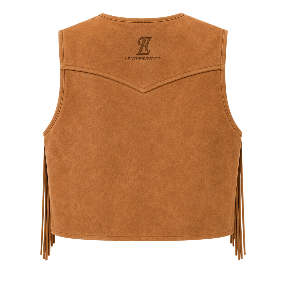 Women’s sleeveless western fashion vest design