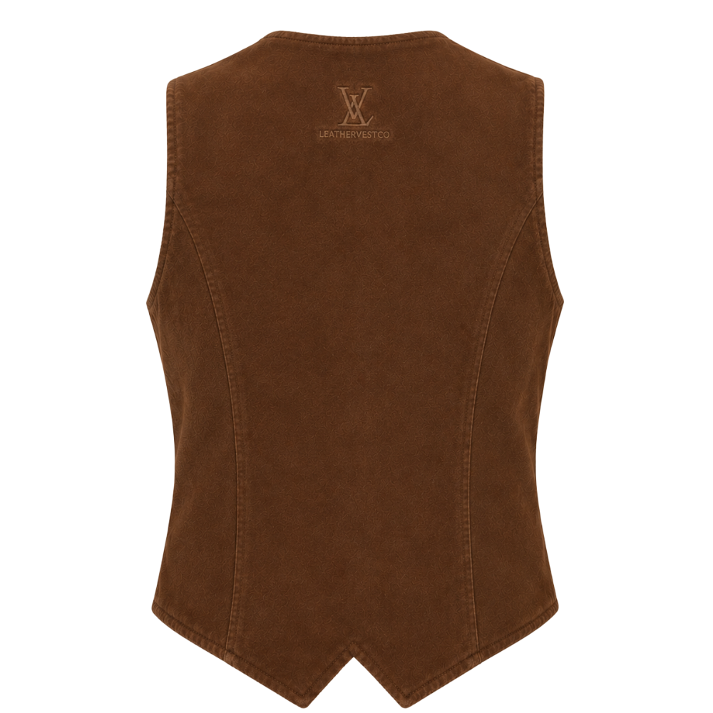 Women’s country fashion vest with button closure