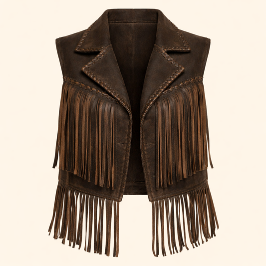 Scully Starling womens brown leather vest
