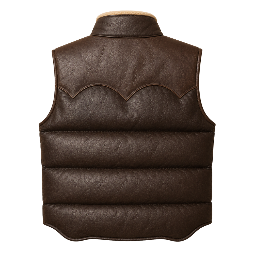 Men's insulated cowboy winter vest